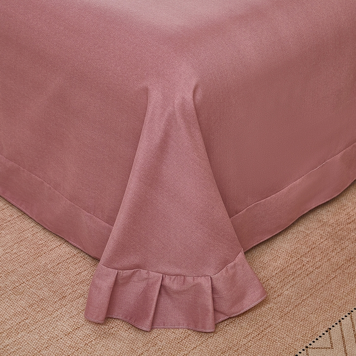 91家纺网 家纺一手货源 找家纺 雲归梦 2025新款纯棉加厚磨毛多规格磨毛四件套阿华田-豆沙