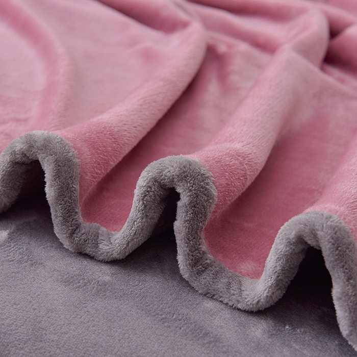 91家纺网 家纺一手货源 找家纺 云恋家纺 加厚牛奶绒四件套简约双面加绒被套罩床单双人家用冬季法兰绒--简约款 简约-豆沙灰