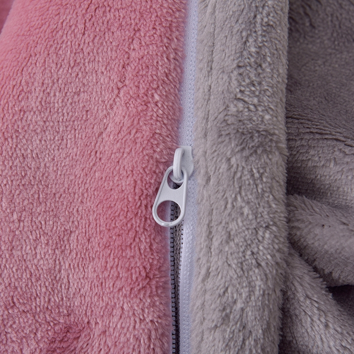 91家纺网 家纺一手货源 找家纺 云恋家纺 加厚牛奶绒四件套简约双面加绒被套罩床单双人家用冬季法兰绒--简约款 简约-豆沙灰