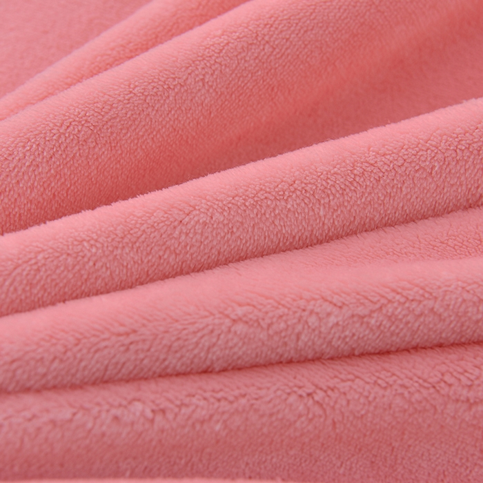 91家纺网 家纺一手货源 找家纺 云恋家纺 加厚牛奶绒四件套简约双面加绒被套罩床单双人家用冬季法兰绒--简约款 简约-粉色