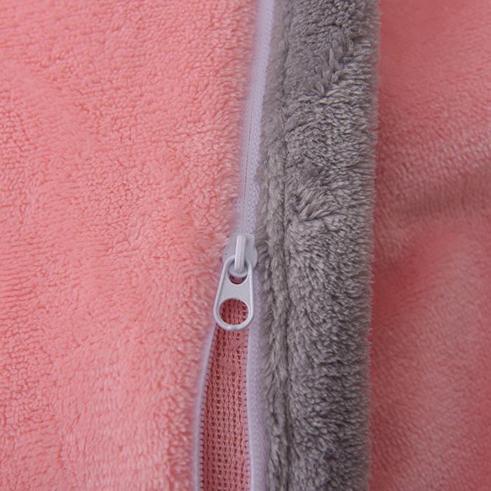 91家纺网 家纺一手货源 找家纺 云恋家纺 加厚牛奶绒四件套简约双面加绒被套罩床单双人家用冬季法兰绒--简约款 简约-粉色