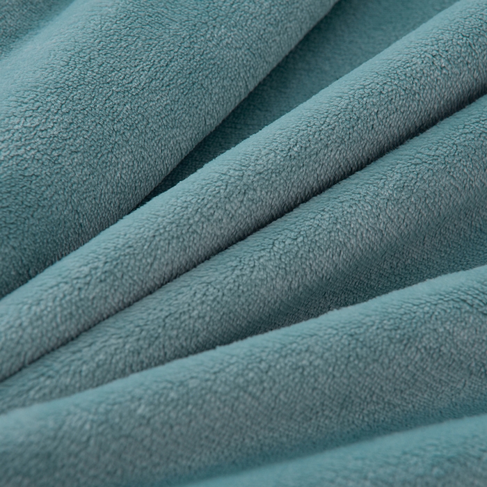 91家纺网 家纺一手货源 找家纺 云恋家纺 加厚牛奶绒四件套简约双面加绒被套罩床单双人家用冬季法兰绒--简约款 简约-蓝拼灰