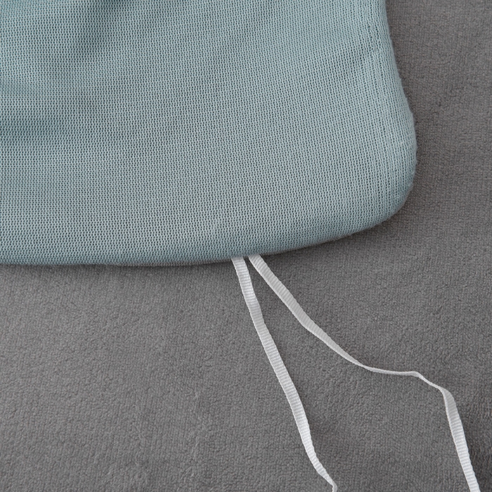 91家纺网 家纺一手货源 找家纺 云恋家纺 加厚牛奶绒四件套简约双面加绒被套罩床单双人家用冬季法兰绒--简约款 简约-蓝拼灰