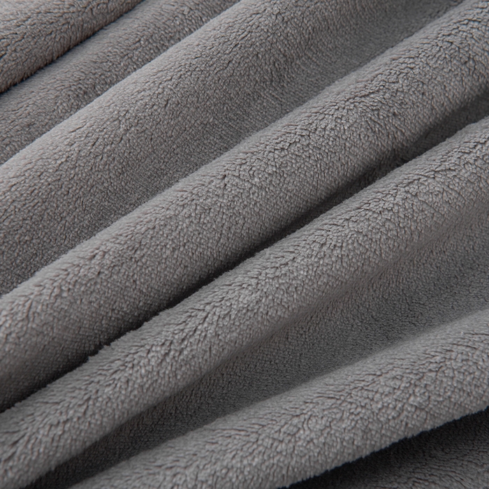 91家纺网 家纺一手货源 找家纺 云恋家纺 加厚牛奶绒四件套简约双面加绒被套罩床单双人家用冬季法兰绒--简约款 简约-蓝拼灰