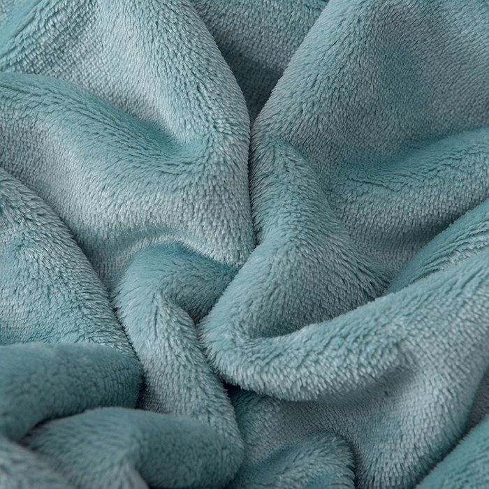 91家纺网 家纺一手货源 找家纺 云恋家纺 加厚牛奶绒四件套简约双面加绒被套罩床单双人家用冬季法兰绒--简约款 简约-蓝拼金