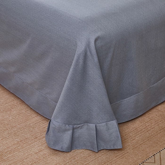 91家纺网 家纺一手货源 找家纺 雲归梦 2025新款纯棉加厚磨毛多规格磨毛四件套阿华田-灰