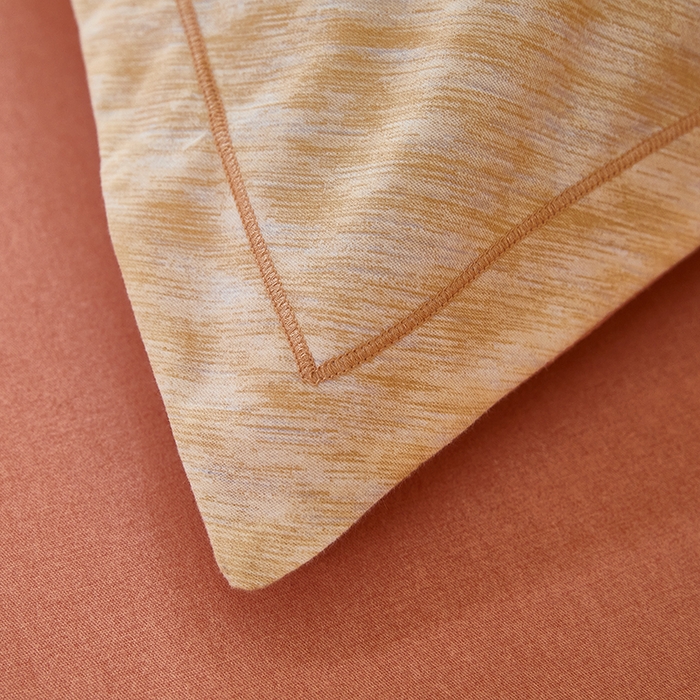 91家纺网 家纺一手货源 找家纺 雲归梦 2025新款纯棉加厚磨毛多规格磨毛四件套阿华田-桔