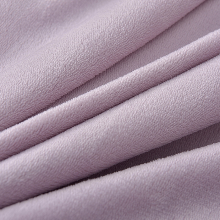 91家纺网 家纺一手货源 找家纺 云恋家纺 加厚牛奶绒四件套简约双面加绒被套罩床单双人家用冬季法兰绒--简约款 简约-紫拼灰