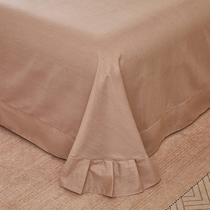 91家纺网 家纺一手货源 找家纺 雲归梦 2025新款纯棉加厚磨毛多规格磨毛四件套阿华田-咖