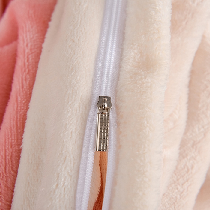 91家纺网 家纺一手货源 找家纺 云恋家纺 2025新款加厚刺绣牛奶绒四件套--梦想款 梦想-粉拼米