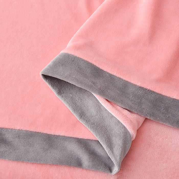 91家纺网 家纺一手货源 找家纺 云恋家纺 2025新款加厚刺绣牛奶绒四件套--梦想款 梦想-粉色