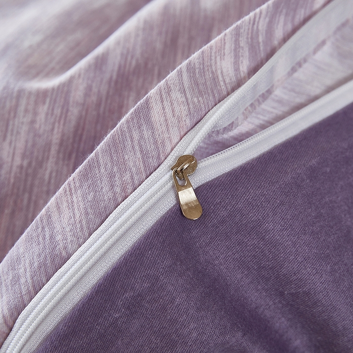 91家纺网 家纺一手货源 找家纺 雲归梦 2025新款纯棉加厚磨毛多规格磨毛四件套阿华田-紫