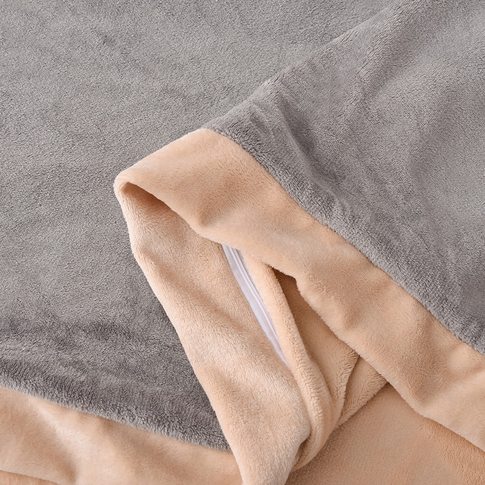 91家纺网 家纺一手货源 找家纺 云恋家纺 2025新款加厚刺绣牛奶绒四件套--梦想款 梦想-灰拼金