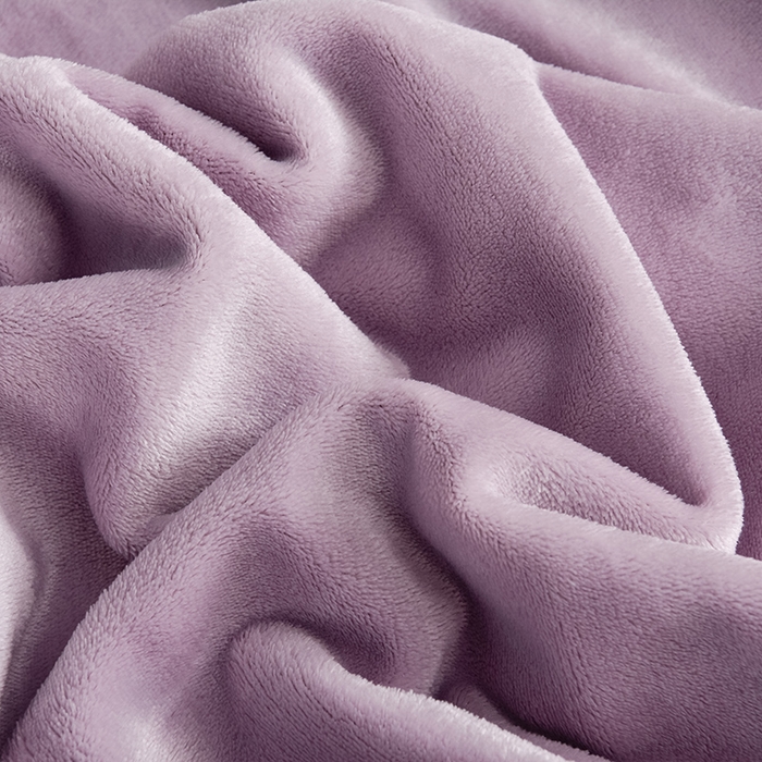 91家纺网 家纺一手货源 找家纺 云恋家纺 2025新款加厚刺绣牛奶绒四件套--梦想款 梦想-紫拼灰