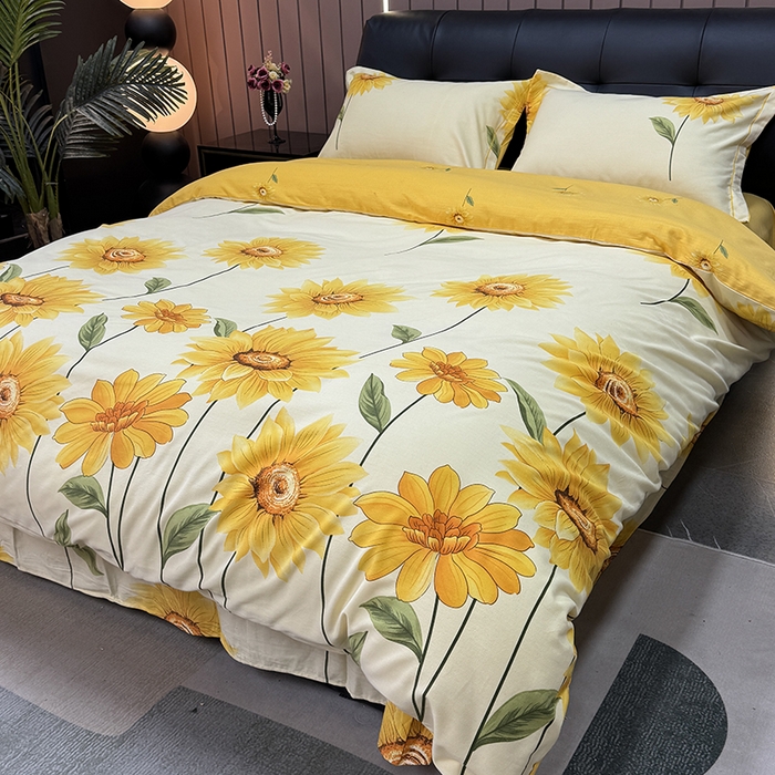 91家纺网 家纺一手货源 找家纺 （总）雲归梦 2025新款纯棉加厚磨毛多规格磨毛四件套