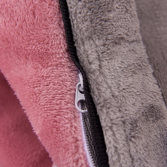 91家纺网 家纺一手货源 找家纺 云恋家纺 纯色双面绒牛奶绒床上用品四件套加厚绒法兰绒床笠被套罩床单双人 青春-豆沙灰