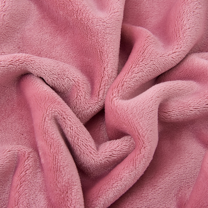 91家纺网 家纺一手货源 找家纺 云恋家纺 纯色双面绒牛奶绒床上用品四件套加厚绒法兰绒床笠被套罩床单双人 青春-豆沙灰