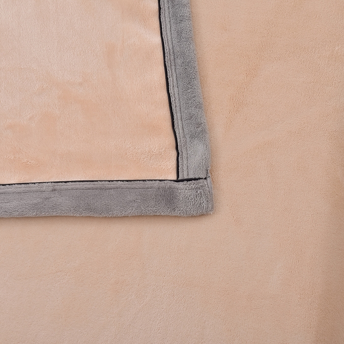 91家纺网 家纺一手货源 找家纺 云恋家纺 纯色双面绒牛奶绒床上用品四件套加厚绒法兰绒床笠被套罩床单双人 青春-金色