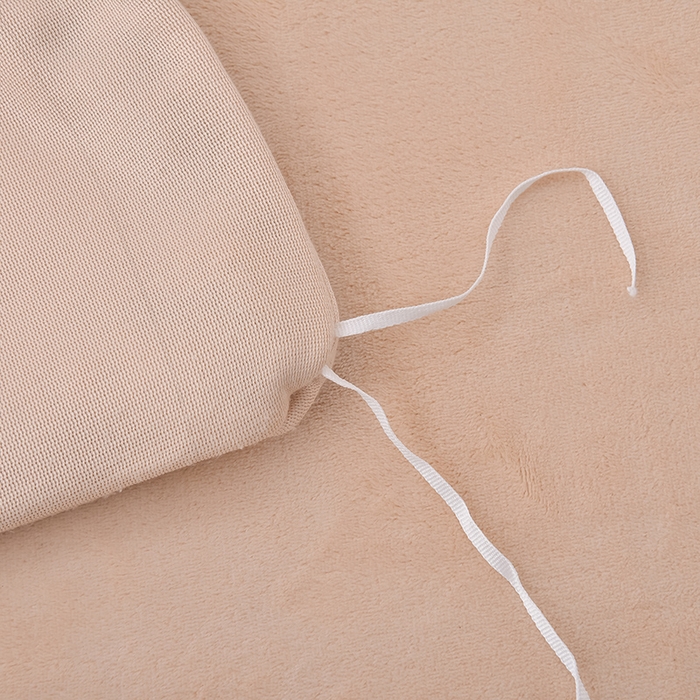 91家纺网 家纺一手货源 找家纺 云恋家纺 纯色双面绒牛奶绒床上用品四件套加厚绒法兰绒床笠被套罩床单双人 青春-金色