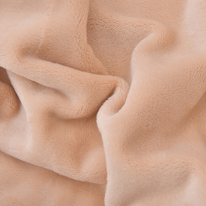 91家纺网 家纺一手货源 找家纺 云恋家纺 纯色双面绒牛奶绒床上用品四件套加厚绒法兰绒床笠被套罩床单双人 青春-金色