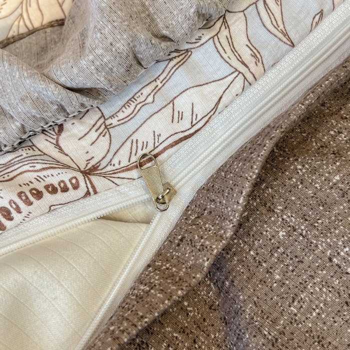 91家纺网 家纺一手货源 找家纺 玉海棠家纺 2025新款法式花边棉麻四件套 花开满园