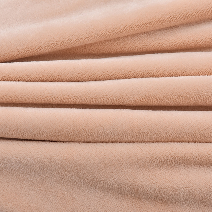 91家纺网 家纺一手货源 找家纺 云恋家纺 纯色双面绒牛奶绒床上用品四件套加厚绒法兰绒床笠被套罩床单双人 青春-米拼金