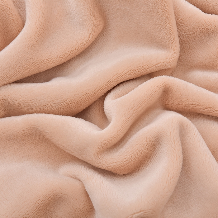 91家纺网 家纺一手货源 找家纺 云恋家纺 纯色双面绒牛奶绒床上用品四件套加厚绒法兰绒床笠被套罩床单双人 青春-米拼金