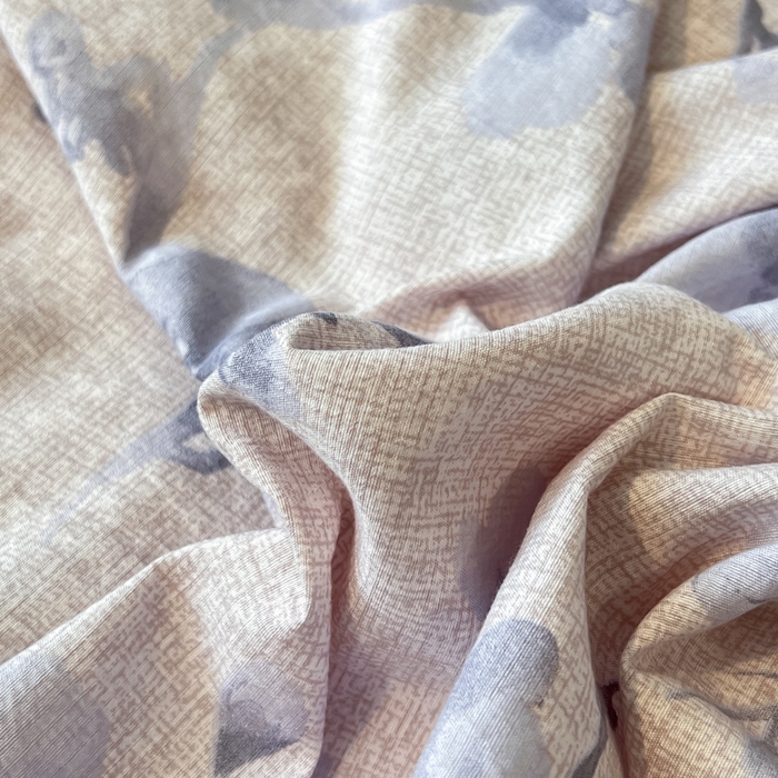 91家纺网 家纺一手货源 找家纺 玉海棠家纺 2025新款法式花边棉麻四件套 花叶