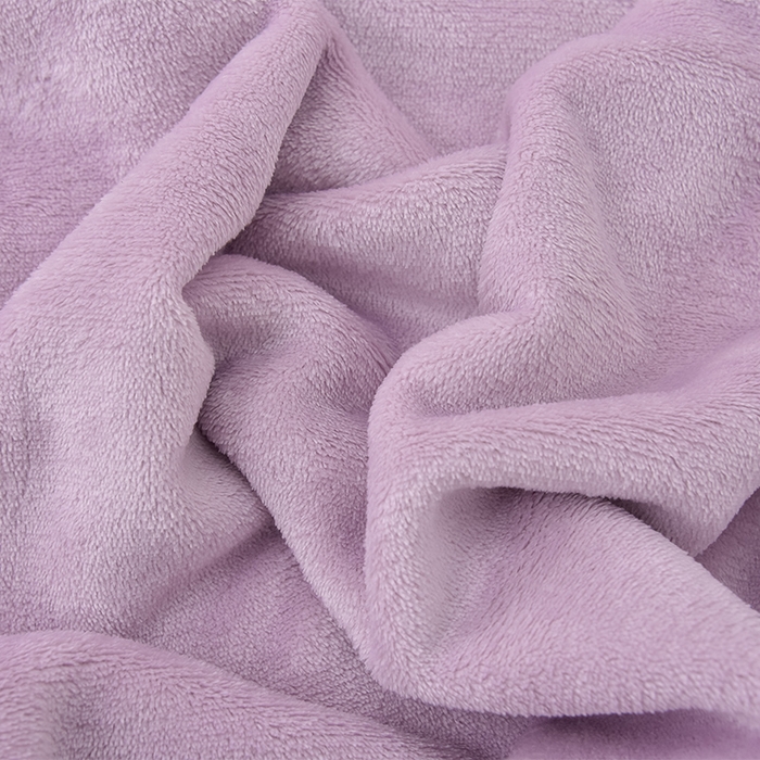 91家纺网 家纺一手货源 找家纺 云恋家纺 纯色双面绒牛奶绒床上用品四件套加厚绒法兰绒床笠被套罩床单双人 青春-紫拼米