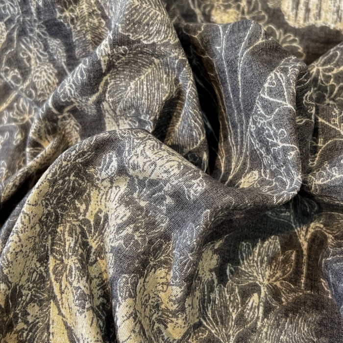 91家纺网 家纺一手货源 找家纺 玉海棠家纺 2025新款法式花边棉麻四件套 迷迭花园