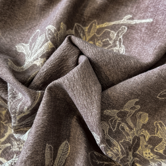 91家纺网 家纺一手货源 找家纺 玉海棠家纺 2025新款法式花边棉麻四件套 暮色迷情