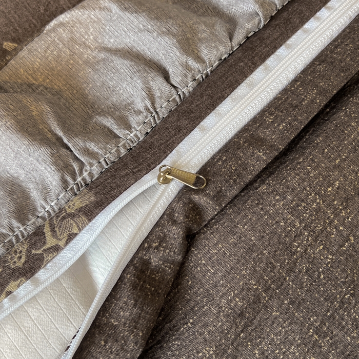 91家纺网 家纺一手货源 找家纺 玉海棠家纺 2025新款法式花边棉麻四件套 暮色迷情