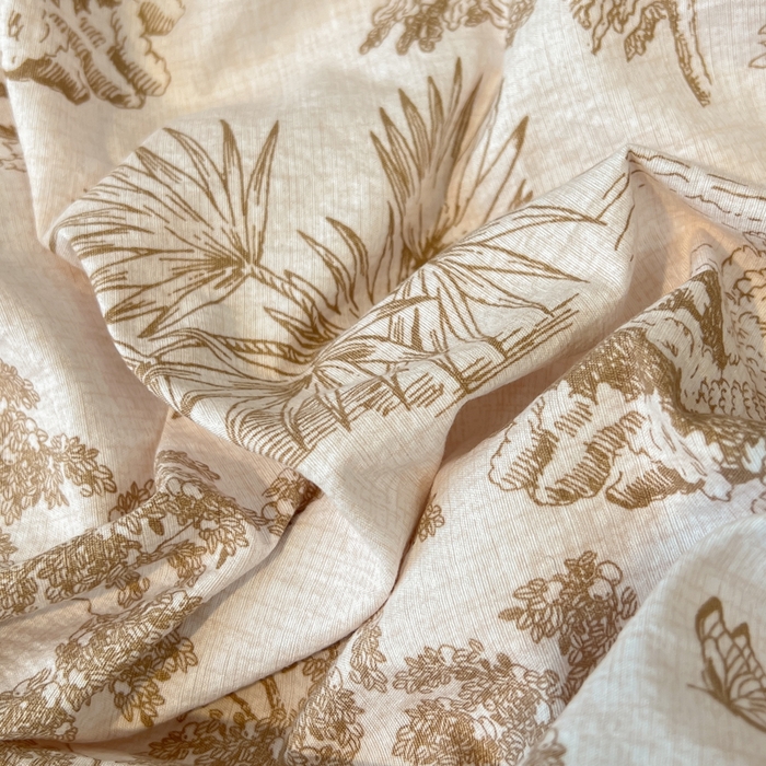 91家纺网 家纺一手货源 找家纺 玉海棠家纺 2025新款法式花边棉麻四件套 森韵