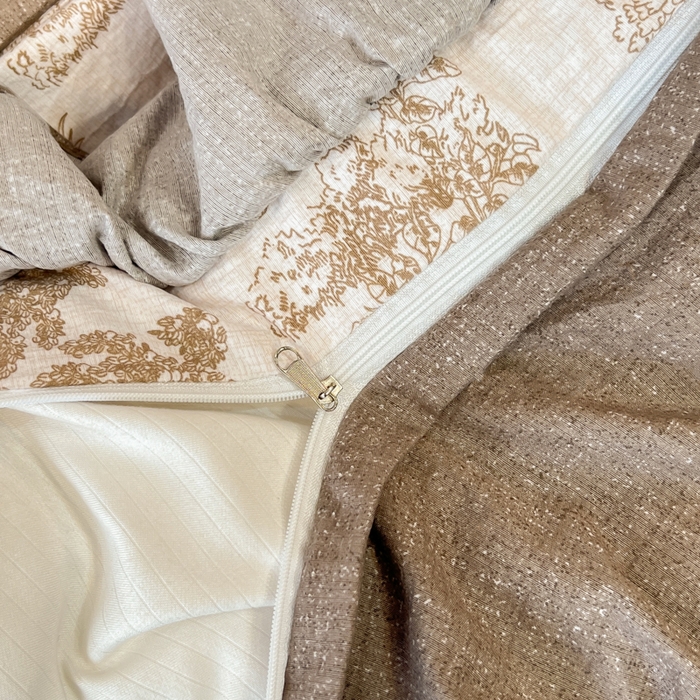 91家纺网 家纺一手货源 找家纺 玉海棠家纺 2025新款法式花边棉麻四件套 森韵