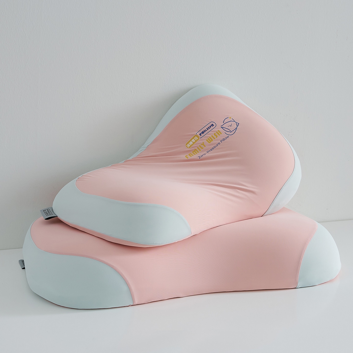 91家纺网 家纺一手货源 找家纺 鼎盛乳胶 2025新款生物基蝴蝶枕枕头枕芯 粉