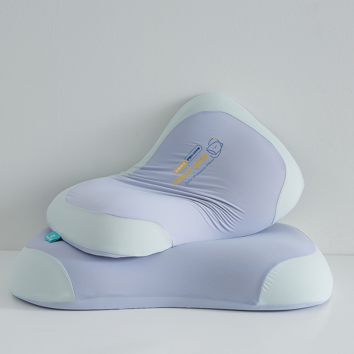 91家纺网 家纺一手货源 找家纺 鼎盛乳胶 2025新款生物基蝴蝶枕枕头枕芯 紫