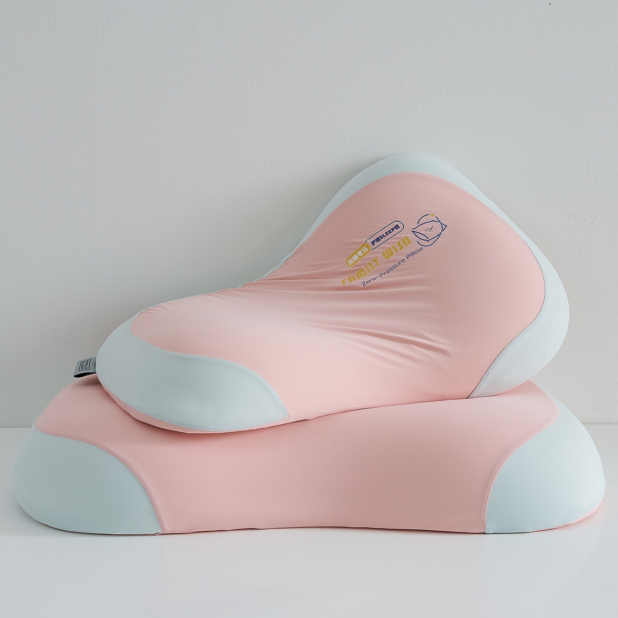 91家纺网 家纺一手货源 找家纺 鼎盛乳胶 2025新款生物基蝴蝶枕枕头枕芯 粉