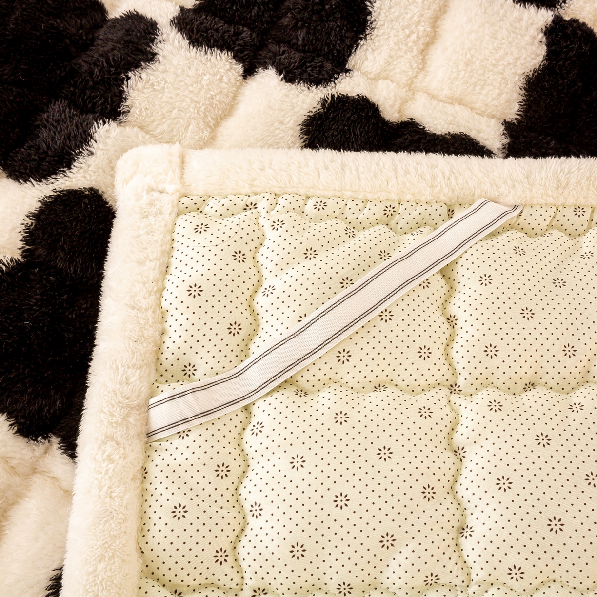 91家纺网 家纺一手货源 找家纺 （总）眠势力 2025新款北极绒床垫加绒牛奶绒床褥子秋冬保暖珊瑚绒夹棉床护垫