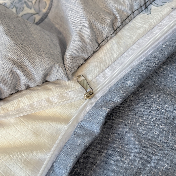 91家纺网 家纺一手货源 找家纺 玉海棠家纺 2025新款法式花边棉麻四件套 云间花