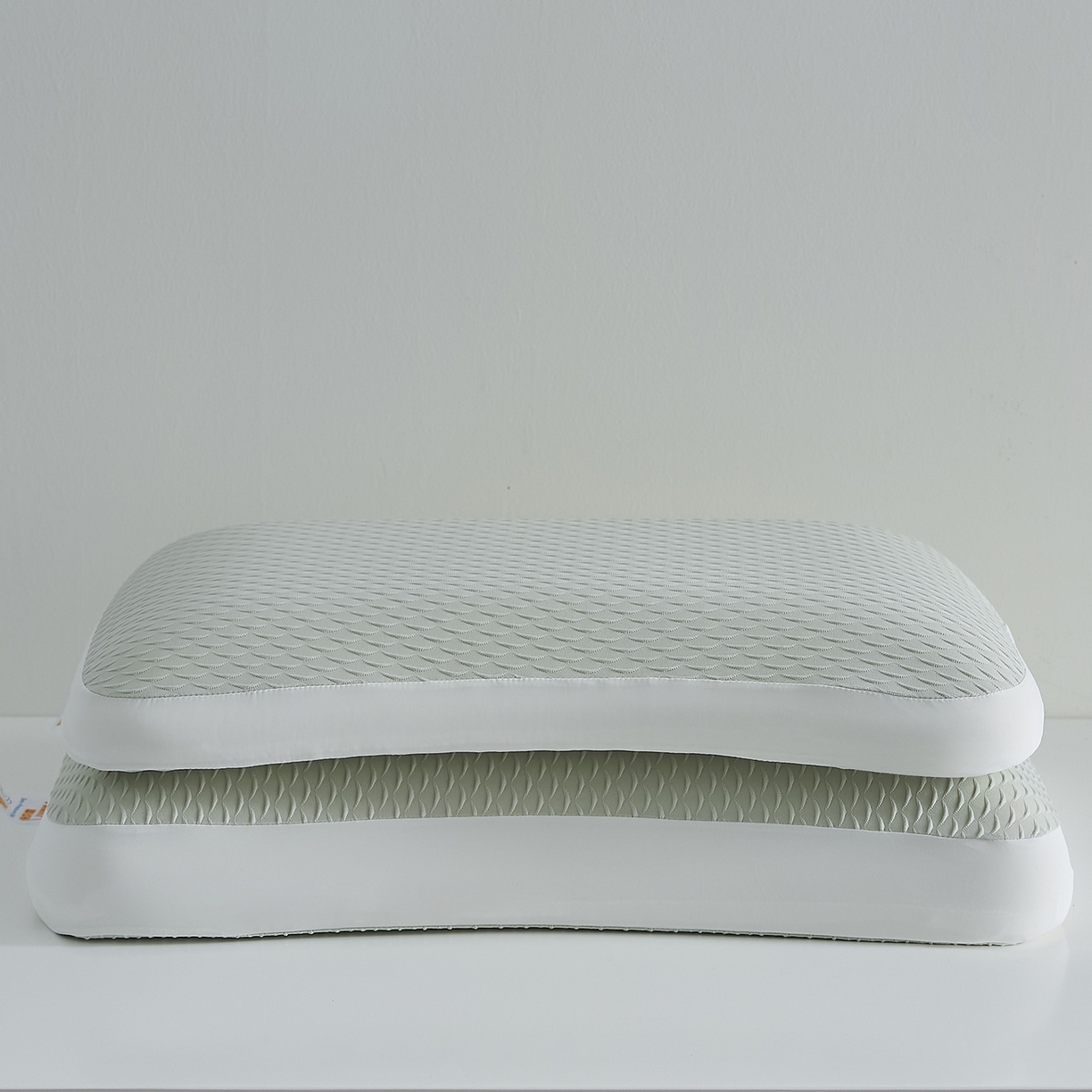 91家纺网 家纺一手货源 找家纺 鼎盛乳胶 2025新款炫彩生物基枕头枕芯 绿