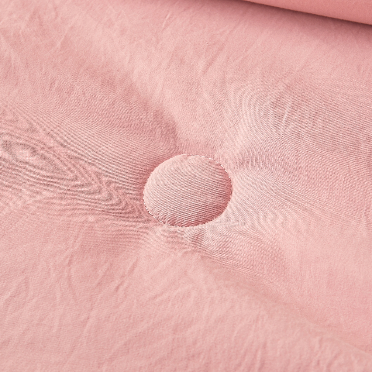 91家纺网 家纺一手货源 找家纺 逸居家纺 2025新款A类水洗棉立体边新疆棉花被子母被 新疆棉花子母被 温柔粉