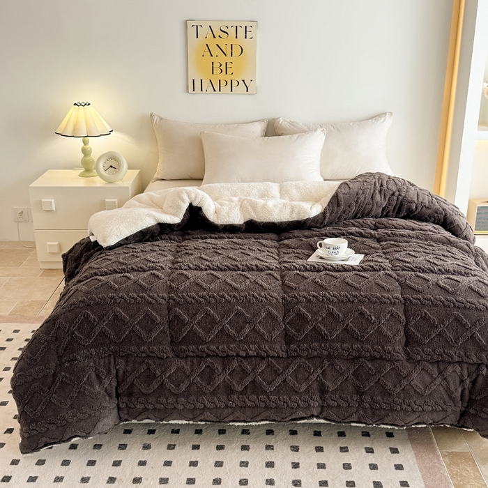 91家纺网 家纺一手货源 找家纺 （总）畅销被业 2025新款塔芙绒冬被