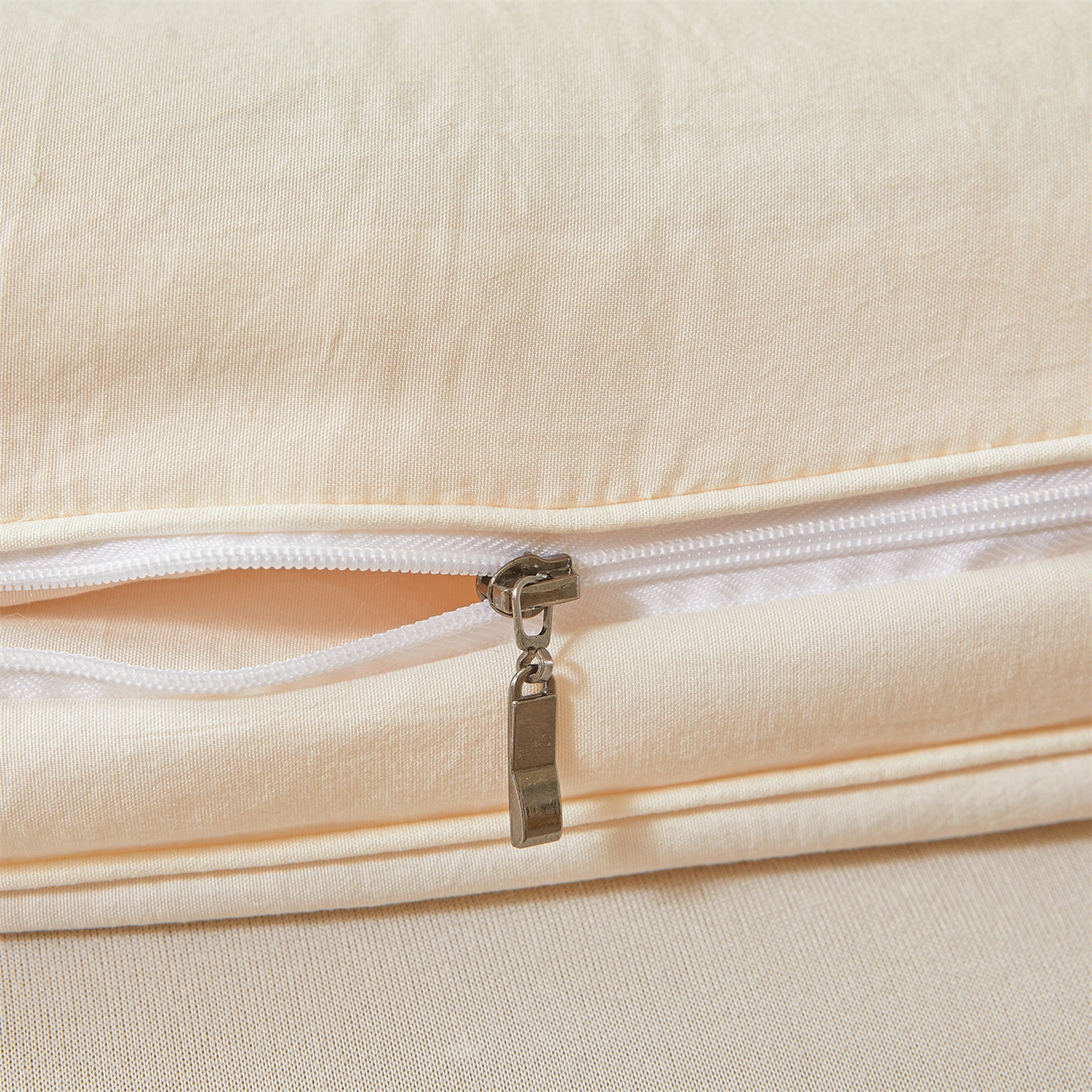 91家纺网 家纺一手货源 找家纺 逸居家纺 2025新款A类水洗棉立体边良品大豆被子母被 良品大豆子母被-奶油白