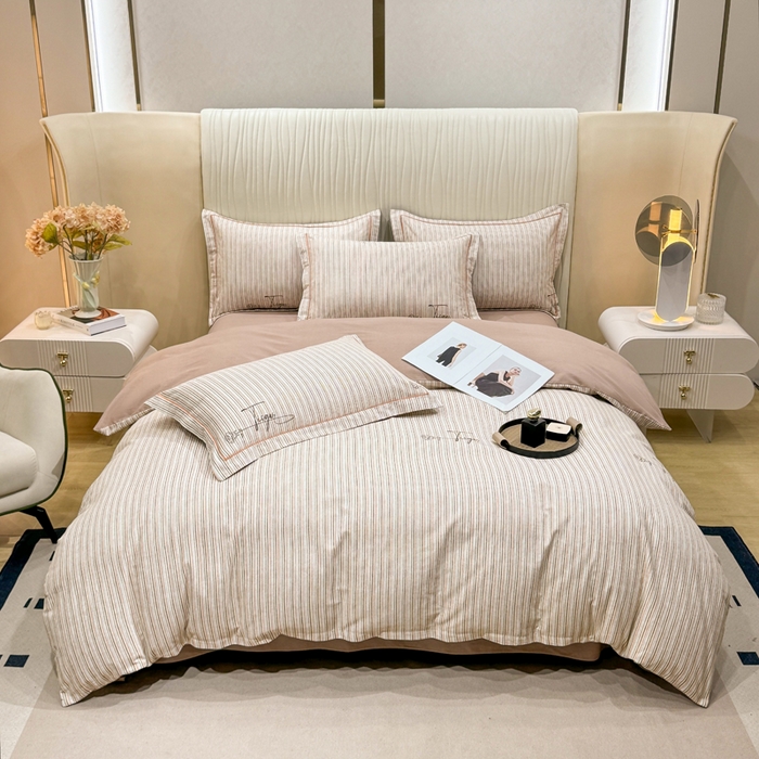 91家纺网 家纺一手货源 找家纺 木易家居 2026新款100%全棉纯棉加厚四件套（礼盒包装）（提供买家秀）保加利亚-粉