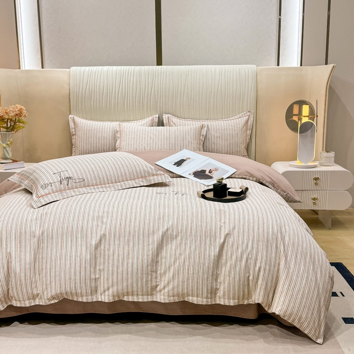 91家纺网 家纺一手货源 找家纺 木易家居 2026新款100%全棉纯棉加厚四件套（礼盒包装）（提供买家秀）保加利亚-粉