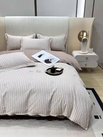 91家纺网 家纺一手货源 找家纺 木易家居 2026新款100%全棉纯棉加厚四件套（礼盒包装）（提供买家秀）保加利亚-粉