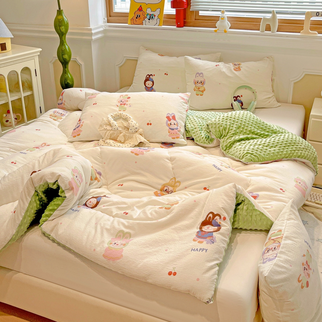 91家纺网 家纺一手货源 找家纺 艺菲阁家纺 2025新款豆豆绒被子 拉布大王