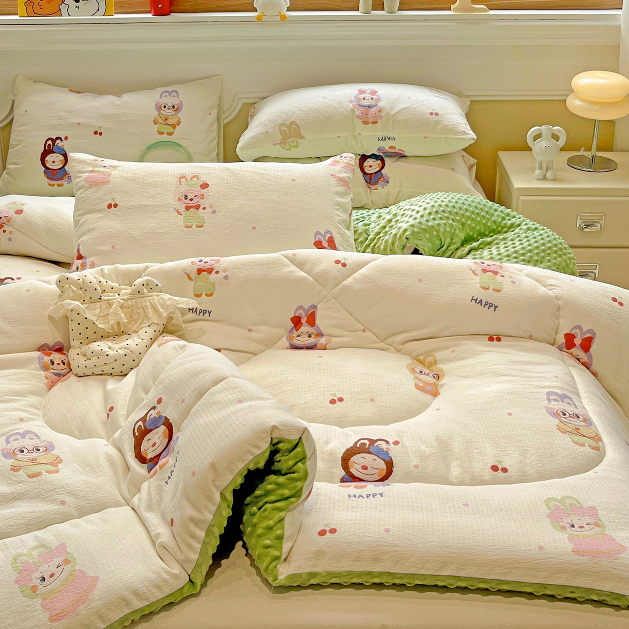 91家纺网 家纺一手货源 找家纺 艺菲阁家纺 2025新款豆豆绒被子 拉布大王