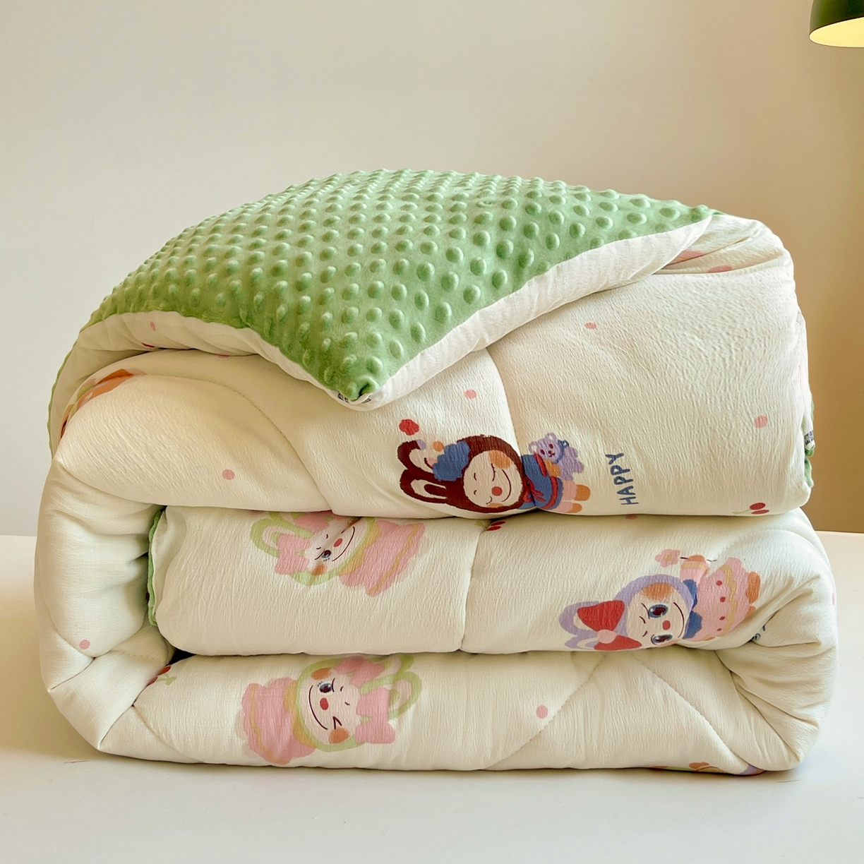 91家纺网 家纺一手货源 找家纺 艺菲阁家纺 2025新款豆豆绒被子 拉布大王