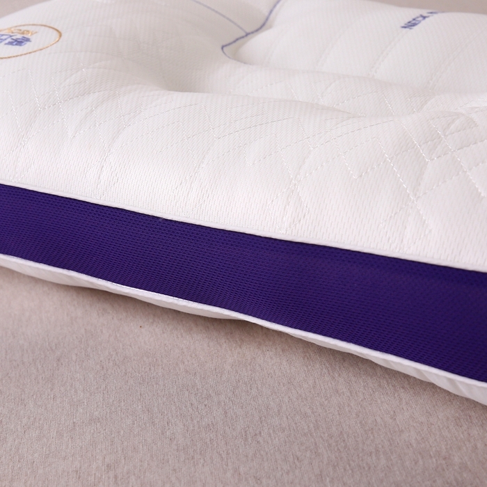 91家纺网 家纺一手货源 找家纺 珍贝家纺 2025新款零压深睡护颈枕枕头枕芯 蓝紫色